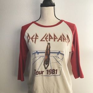 def leppard baseball tee